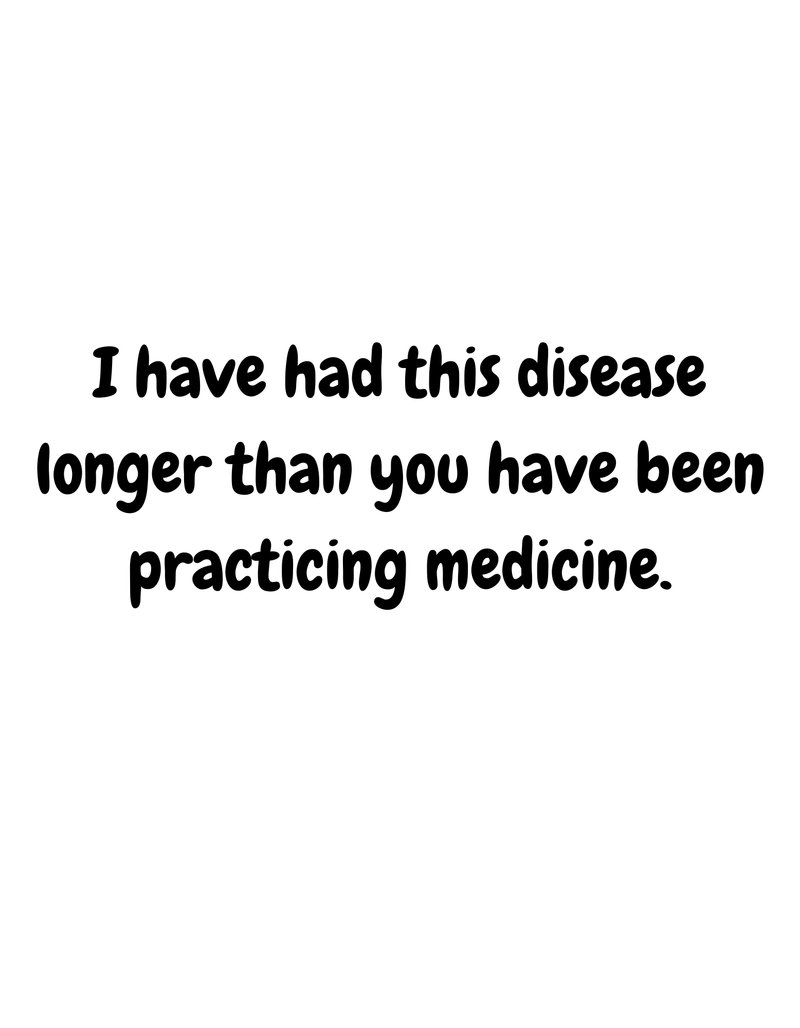 I Have Had This Disease